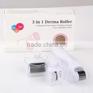 Titanium Microneedle Derma Roller Dermaroller Micro Needle Skin Roller 3 IN 1 (0.5mm) thumbnail-5