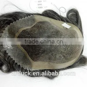 Human Men Hair Toupee Prices thumbnail-2