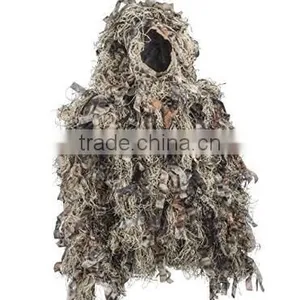 Woodland Camouflage Ghillie Hunting Suit Light Weight Green Brown thumbnail-2