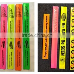 Hotsale Logo Printing Reflective Slap Wrap Band thumbnail-1