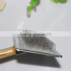Super Hot Wholesale Wooden Pet Dog Slicker Brush thumbnail-3