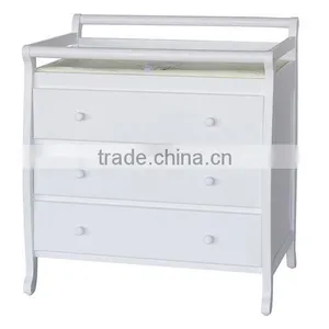 Classical Three Drawers Baby Change Table Baby Changing Table thumbnail-1