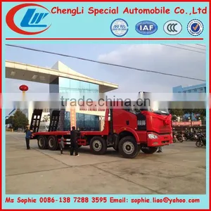 FAW Forklift Truck Transport Truck,8x4 Construction Excavators Truck,Excavator Loading Truck thumbnail-1