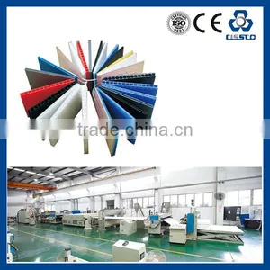 COLORFUL MULTILAYER PP HOLLOW PROFILE PRODUCTION LINE, POLYPROPYLENE HOLLOW SHEET PROFILE PRODUCTION LINE thumbnail-1