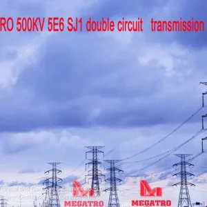 MEGATRO 500kV 5E6 SJ1 Double Circuit Transmission Tower thumbnail-1