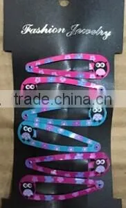 6PC OWL PRINTING LOVELY HAIRPIN thumbnail-1