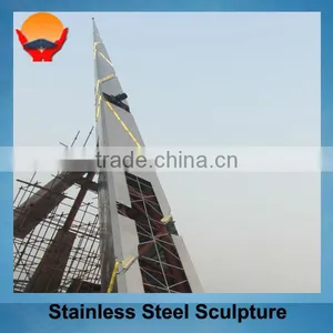 Steel Building Stainless Steel Sculpture thumbnail-1