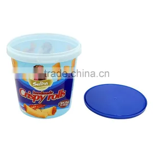730ml IML PP Packaging Custom Cookie Boxes,Plastic Biscuit Packaging Suppliers thumbnail-4