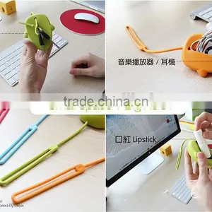 CY061 Storage Carrying Key Bag Holder For Earphones Silicone Headphones Earbuds Memory Card Charms Earphone Accessories thumbnail-3