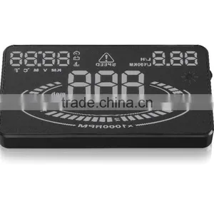 OBD2 Car Multi-color New HUD Head Up Display System 5.5 Inch HUD E300 Display Local Time thumbnail-6