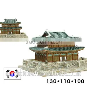 Resin the Gyongbokkung of Korea 3D Miniature Building Model thumbnail-1
