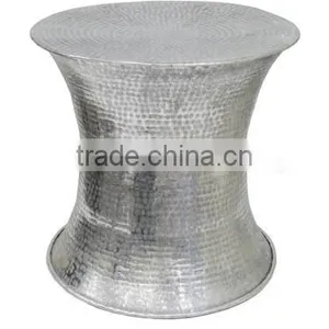 Aluminum Drum Metal Table For Living Home Decoration thumbnail-1