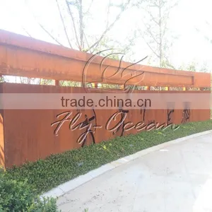 FO-9S04 Garden Decorative Corten Steel Sulpture thumbnail-1