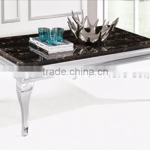 Newest Model Coffee Table With Black Marble Top thumbnail-2