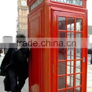 Metal British Telephone Booth for Decoration thumbnail-1