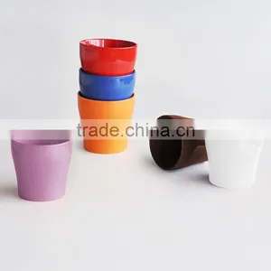Ceramic Plant Pots With Solid Color thumbnail-1
