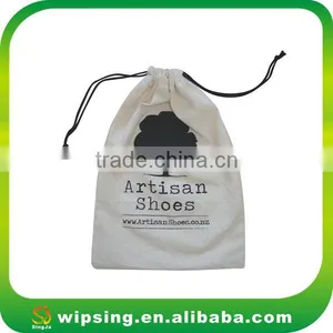 Promotional Gift Cotton Calico Drawstring Bag thumbnail-5