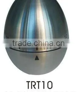 Stainless Steel Egg Shape Kitchen Mechanical Timer thumbnail-1