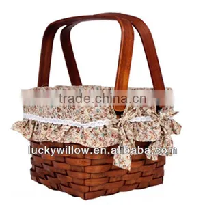 Collectible Cheap Wholesale Basket Wood Chip Basket thumbnail-1
