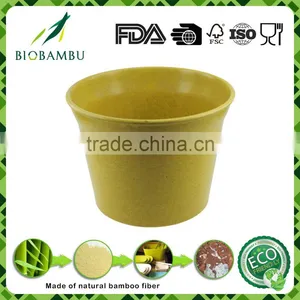 Degradable Inexpensive Customized Bamboo Fiber Flower Pot thumbnail-5