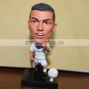 Customize Resin Football Player Model, Soccer Player Bobble Head Sports Keepsake thumbnail-1