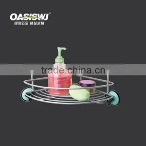 Fashion Bathroom Powder Finish Metal Wire Corner Hanging Shower Caddy thumbnail-1