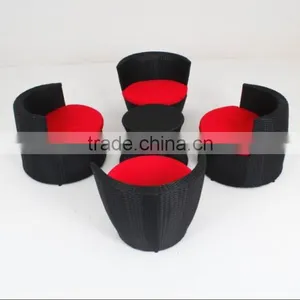 Garden Rattan Table and Chair thumbnail-5