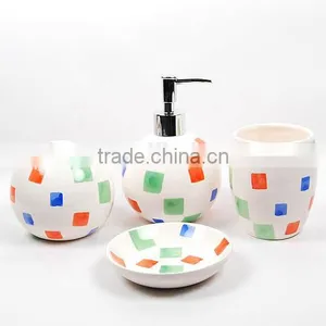 Ceramic Bathroom Set Round Shape Wholesale thumbnail-2