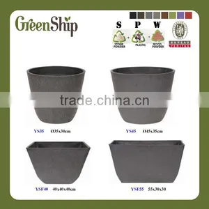 Оптовая продажа декоративных терракотовых горшков для сада от Greenship/ Срок службы 20 лет/ Легкие/ Защита от УФ-лучей/ Экологически чистые thumbnail-1