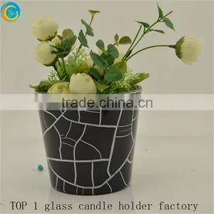 Embossed Green Glass Vase Glass Jars for Sale thumbnail-3
