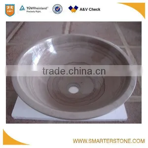 Unique Elegant Grey Wooden Shampoo Bowls thumbnail-1