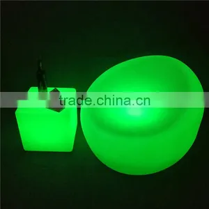 Nightclub LED Furniture Illuminated LED Big Single Sofa Chair With Rechargeable Battery thumbnail-2