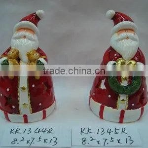 Ceramic Santa Claus, Christmas Headgear,Christmas Decoration thumbnail-1