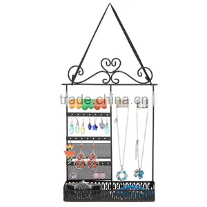 Scrollwork Design Hanging Jewelry Display Rack thumbnail-1
