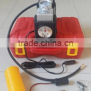 2 Cylinder Automatic Truck Tire Inflation Tyre Inflator Portabe DC 12v Mini Car Air Compressor thumbnail-2