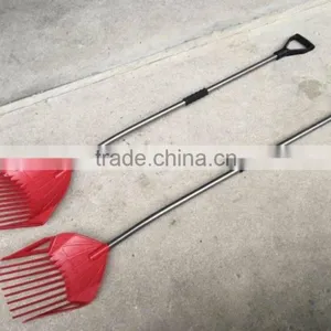 Plastic Rake With Steel Handle/Garden Rake thumbnail-1