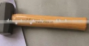Drop Forged 3lb Club Hammer With Wooden Handle thumbnail-1