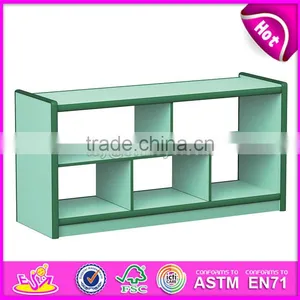 Customize Colorful Children Small Wooden Bookcase W08C192 thumbnail-3
