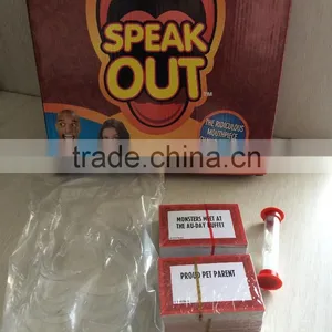 2016 Family Christmas Gifts Plastic Indoor Board Game Pieces Speak Out Game thumbnail-2