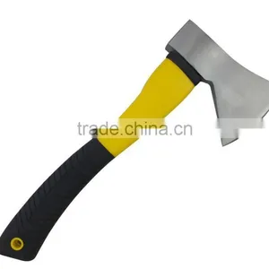 Axe Head High Carbon Steel With Half Plastic-Coating Handle thumbnail-2