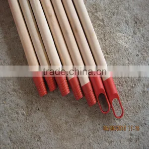 Colorful Plastic Cap Wooden Broom Handle thumbnail-6