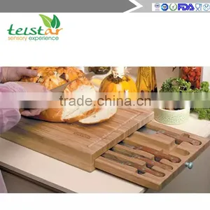 Best-selling Products New Design Rectangular and Silica Gel Bamboo Cutting Board thumbnail-1