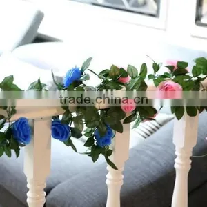 Artificial Blue Rose Flower Garland/vine thumbnail-2