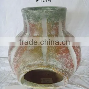 Clay Chimney With Metal Stand, Fire Shelf and Lid thumbnail-1