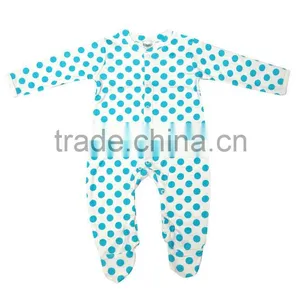 Organic Baby Romper_100% Organic Cotton Comfortable Baby Romper and Organic Printed Long Sleeve and Short Sleeve Baby Romper wi thumbnail-2