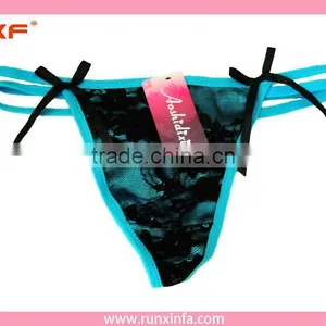 Lace Thong Panties Wholesale/trendy Thongs Design New in 2015 thumbnail-1