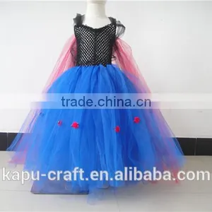 2017new Style Handmade Frozen Elsa Tutu Dress Crochet Tutu Maxi Dress Wholesale thumbnail-2