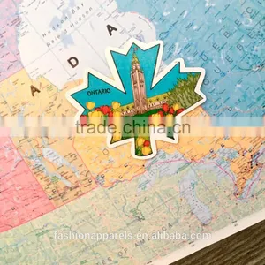 Custom High Quality Embroidered Canadian Maple Leaf Patch for Clothes Embroidery Patch Made in China Choose Size/color thumbnail-2