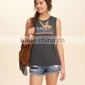 Women Gym Very Low Price Tank Top With Partten and Design Your Own Picture thumbnail-4