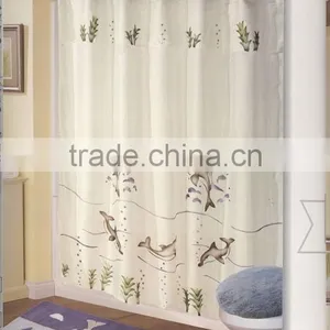 100%polyester Bath Curtain thumbnail-1